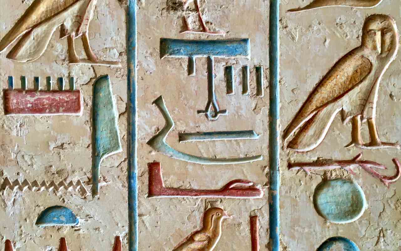egipatsko pismo, hijeroglifi
